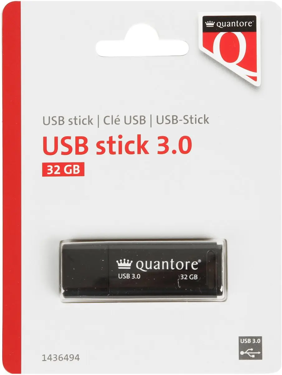 Quantore USB-A 3.0 USB-Stick 32GB