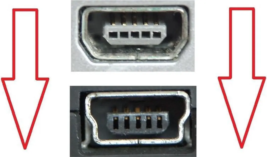 InLine USB Mini B naar USB-A Kabel 0,5m - Zwart