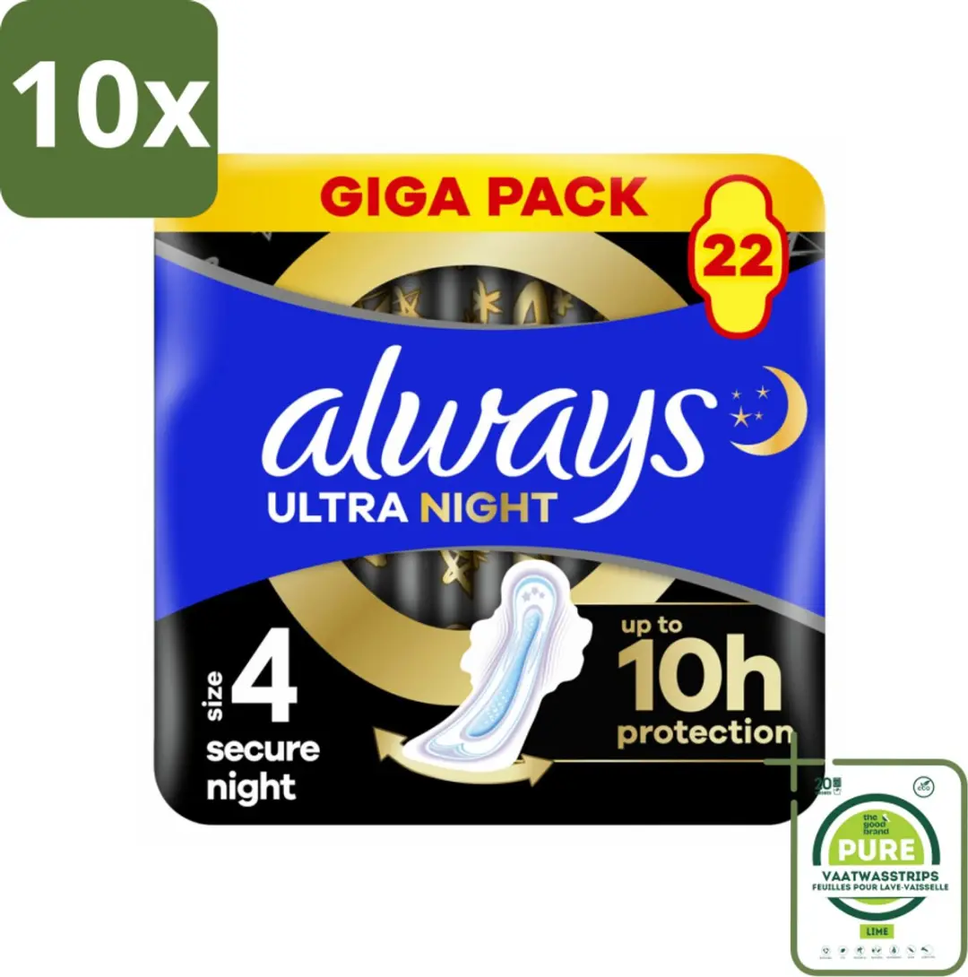 Always Ultra Secure Night Maandverband