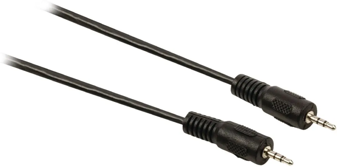 InLine 2,5mm Jack Stereo Audiokabel 1m - Zwart
