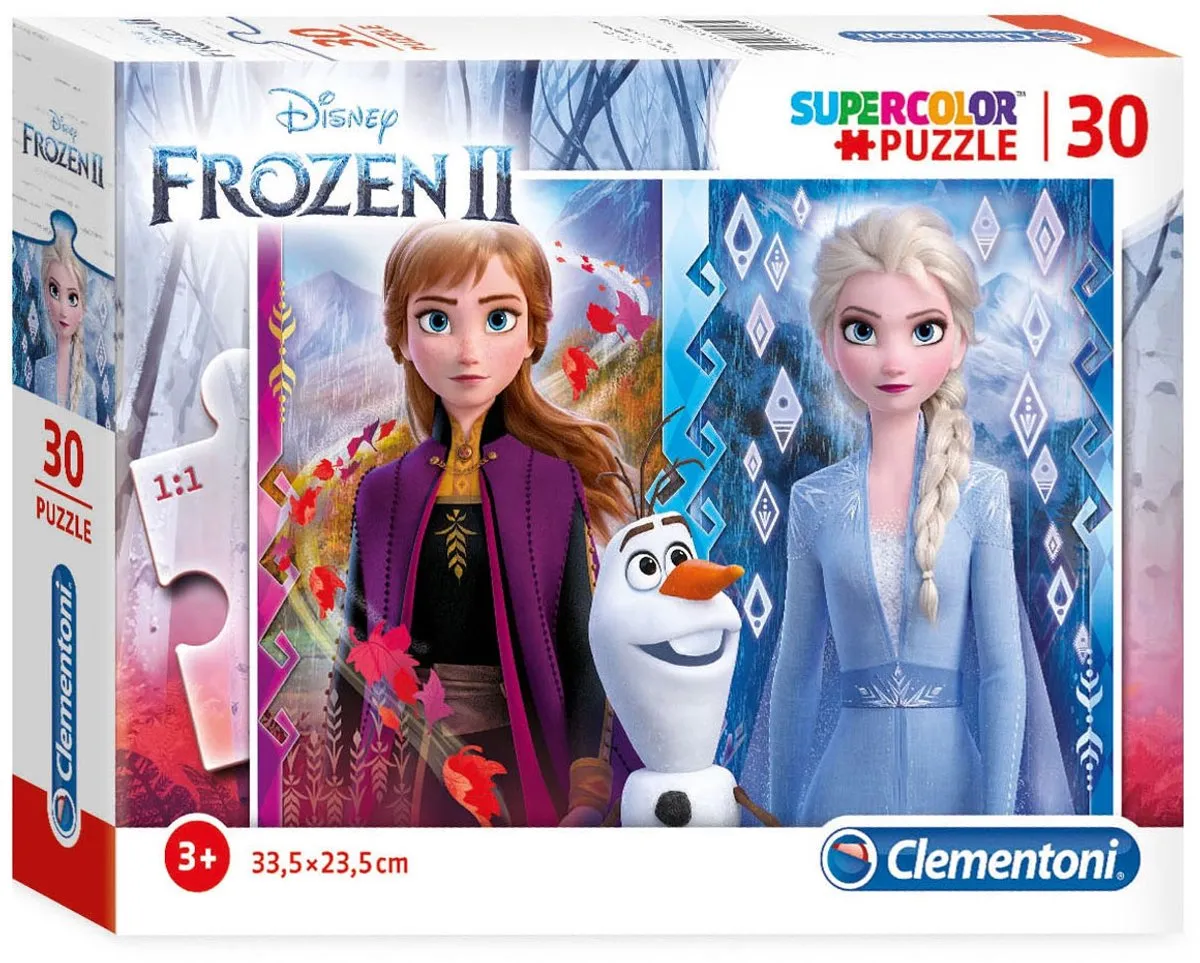 Clementoni Frozen 2 Kinderpuzzel 30 Stukjes - Multicolor