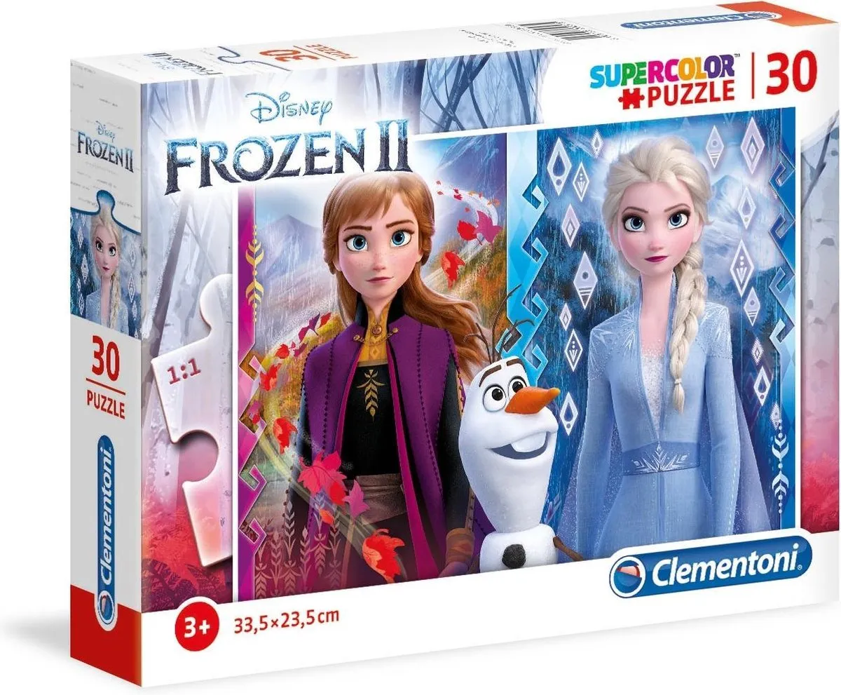 Clementoni Frozen 2 Kinderpuzzel 30 Stukjes - Multicolor