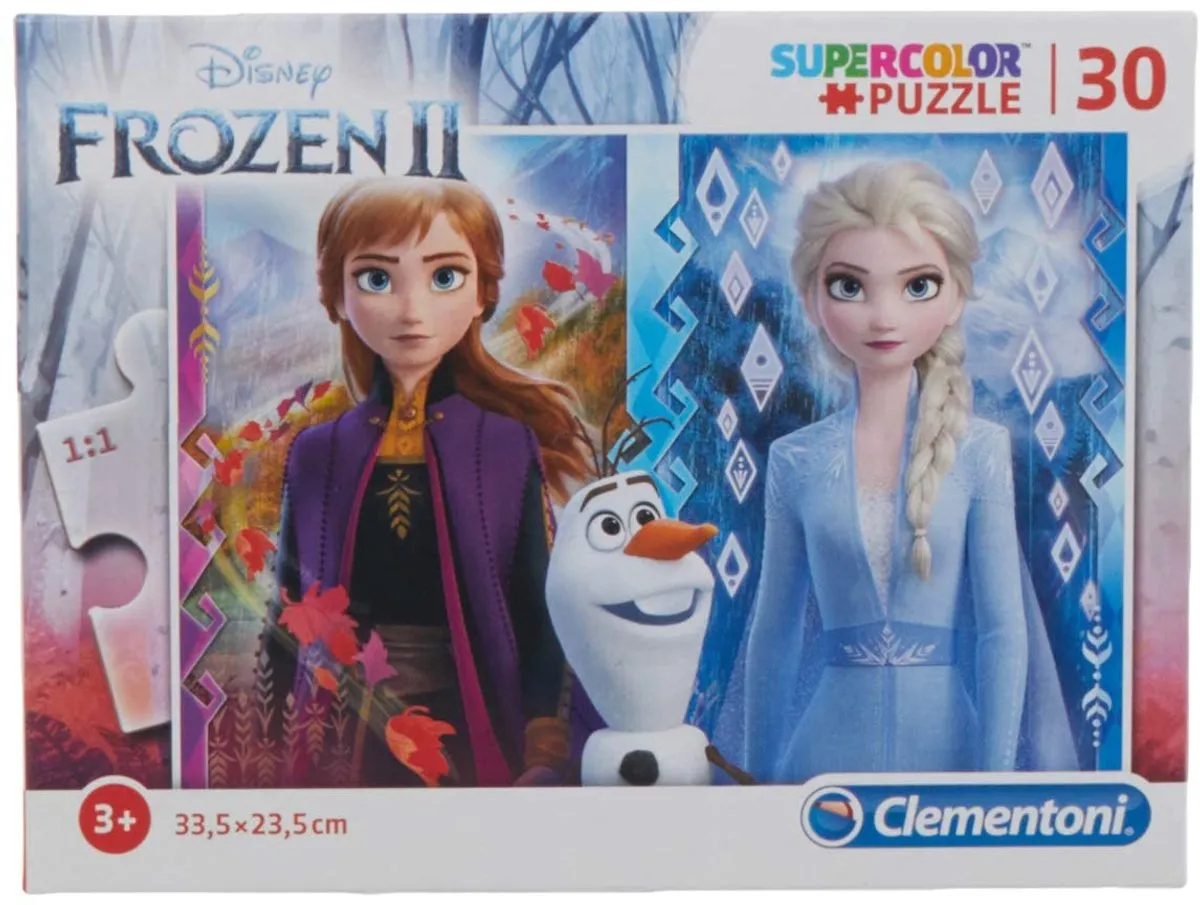 Clementoni Frozen 2 Kinderpuzzel 30 Stukjes - Multicolor