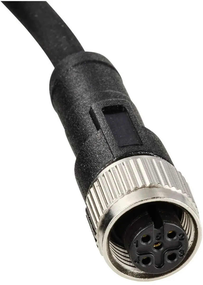 Tru Components TC-12833152 Sensor/Actuator M12 Kabel - 5 Polig - 10m - Zwart
