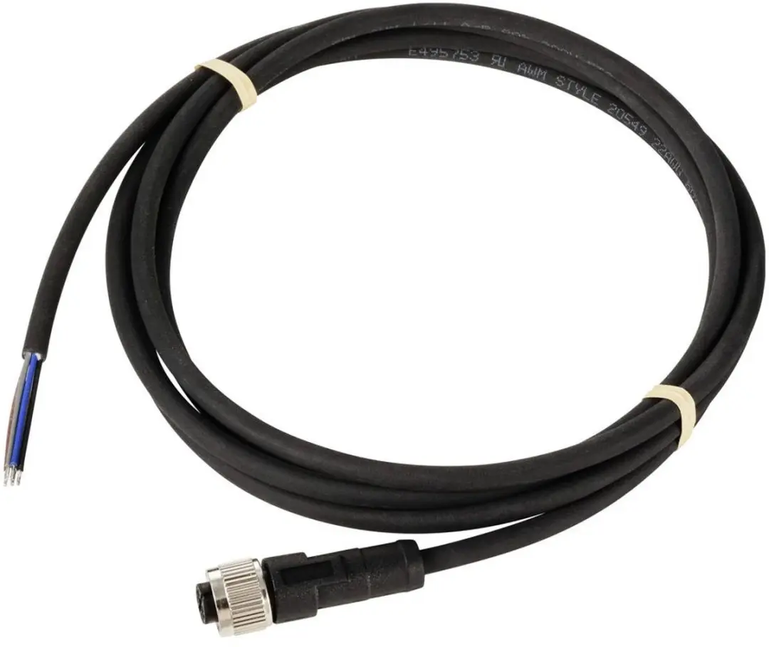 Tru Components TC-12833152 Sensor/Actuator M12 Kabel - 5 Polig - 10m - Zwart
