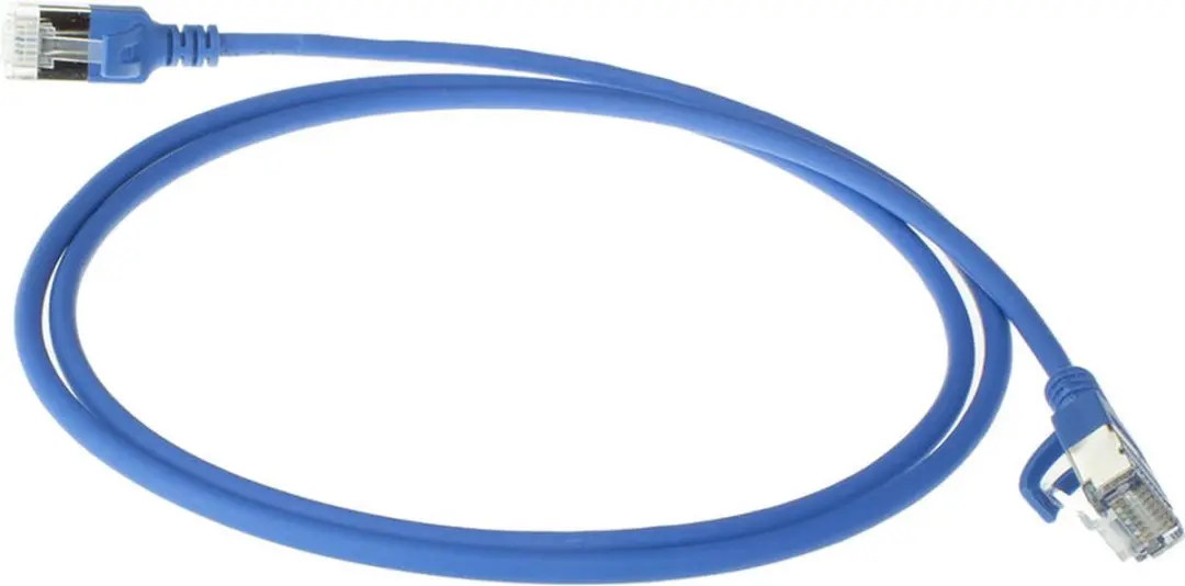 ACT Blauwe LSZH U/FTP CAT6A Patchkabel 10m - Snagless RJ45