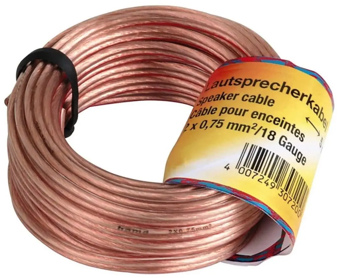 Hama Luidsprekerkabel 2x 0,75mm² 10m