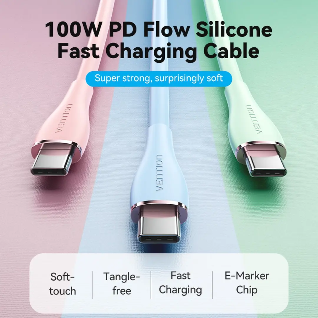 Vention TAWSG USB-C Kabel 1,5m - Blauw