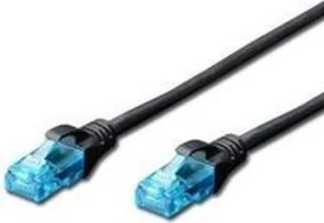 Digitus Patchcord UTP Cat 5E 0,5m - Zwart