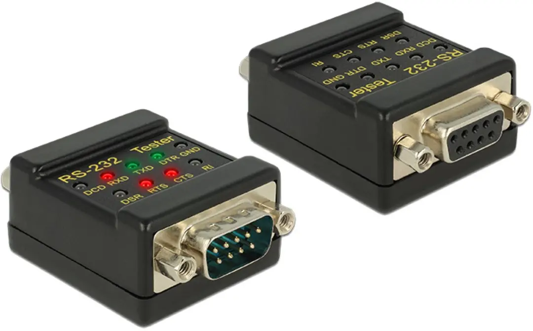 Delock RS-232 Tester DB9 Female naar Male