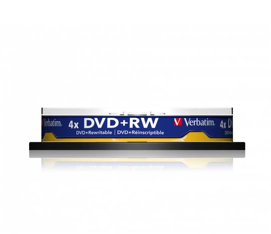 Verbatim DVD+RW 4,7GB 4x - 4 Stuks