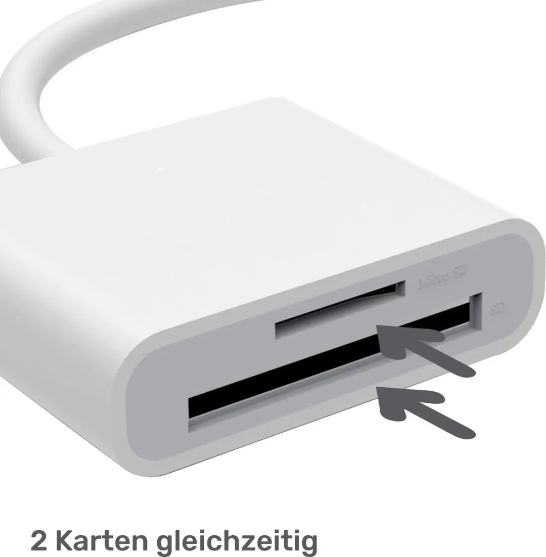 Unitek Y-9321 Micro SD Geheugenkaartlezer - USB 3.2 Gen 1 - Wit - afbeelding 6 van 6