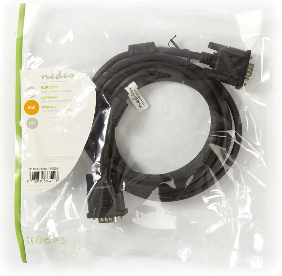 Nedis VGA-Kabel CCGP59000BK30 - 3m - Zwart