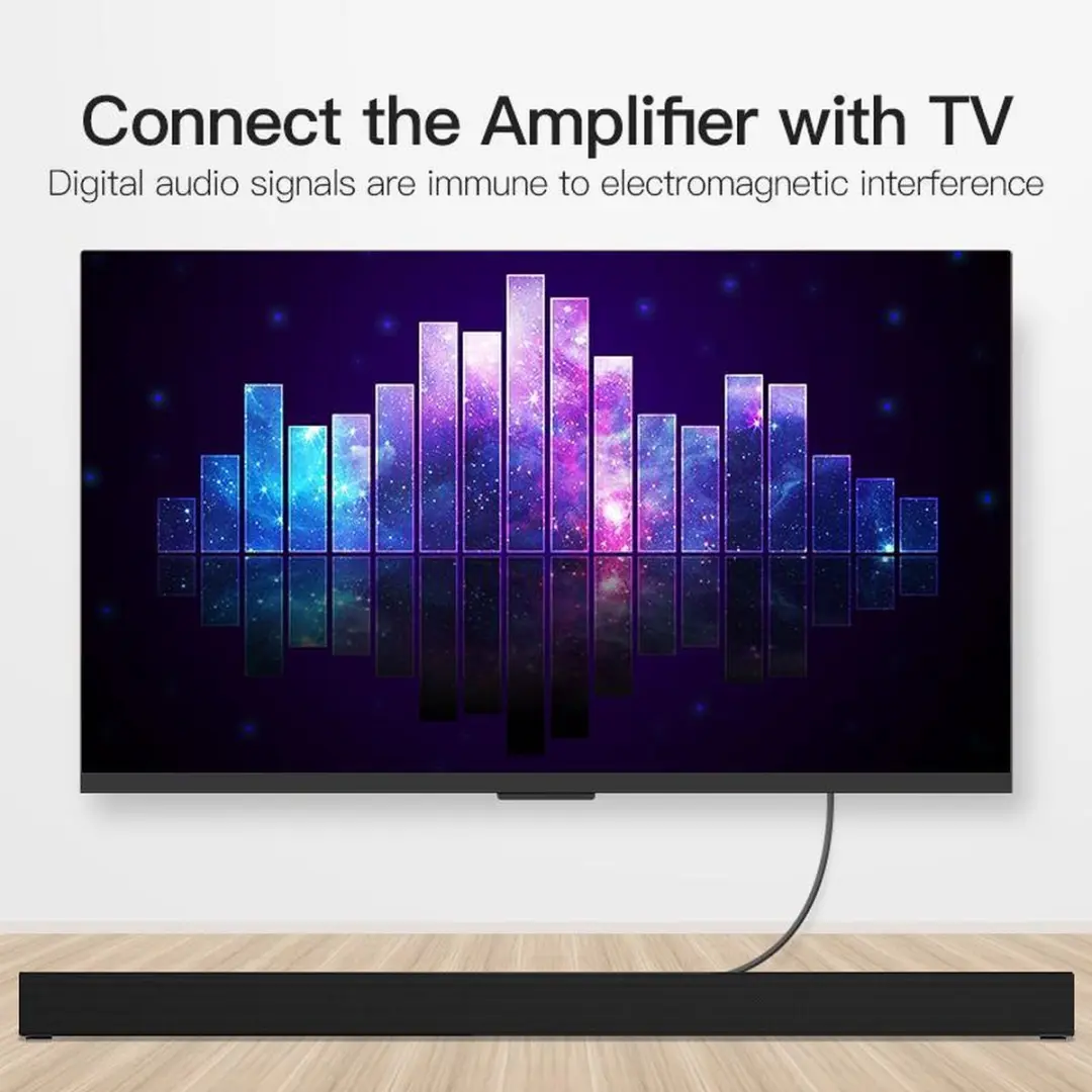 Vention Audio Optische Kabel 3M - Transparant