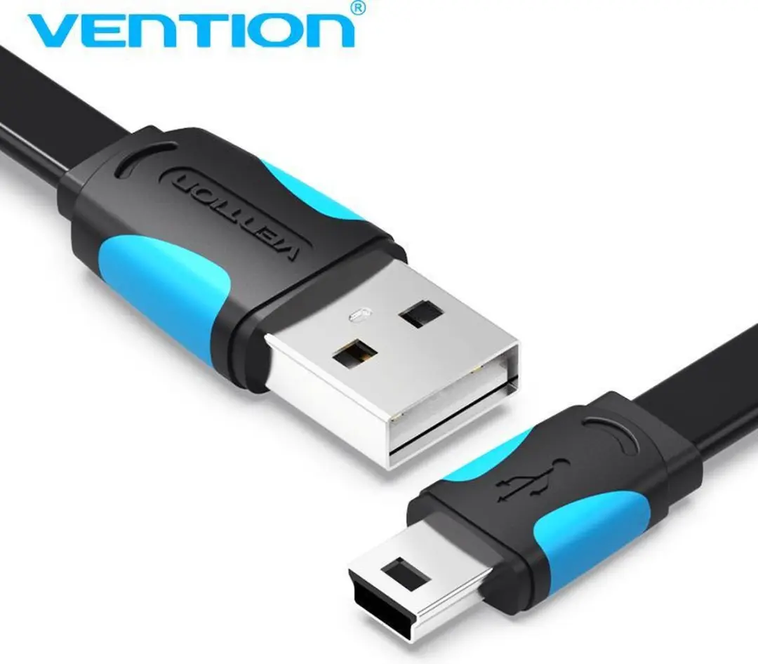 Vention Mini USB 5 Pin naar USB 2.0 kabel 1 Meter
