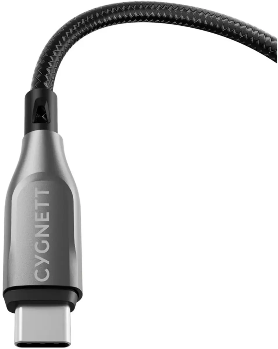 Cygnett USB-A naar USB-C Kabel 1m - Zwart