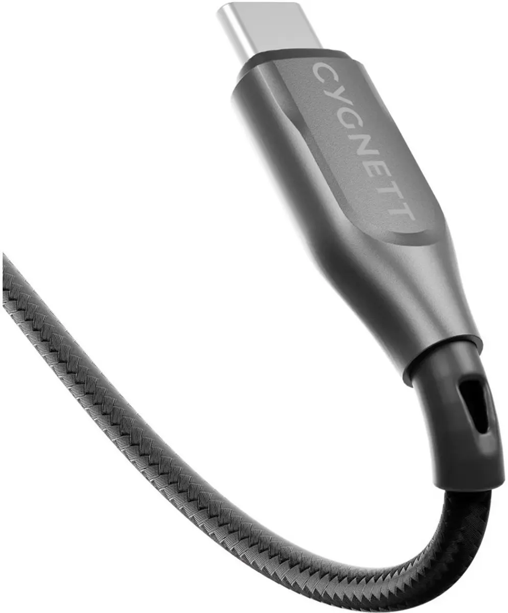 Cygnett USB-A naar USB-C Kabel 1m - Zwart