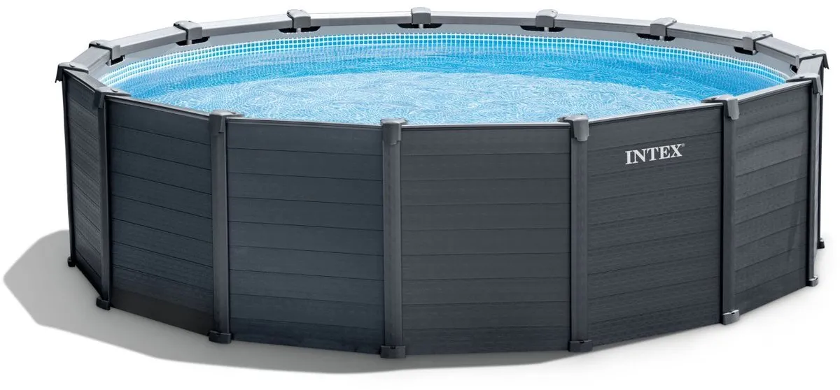 Intex Graphite Panel Zwembad 488x122cm - 19.16m³