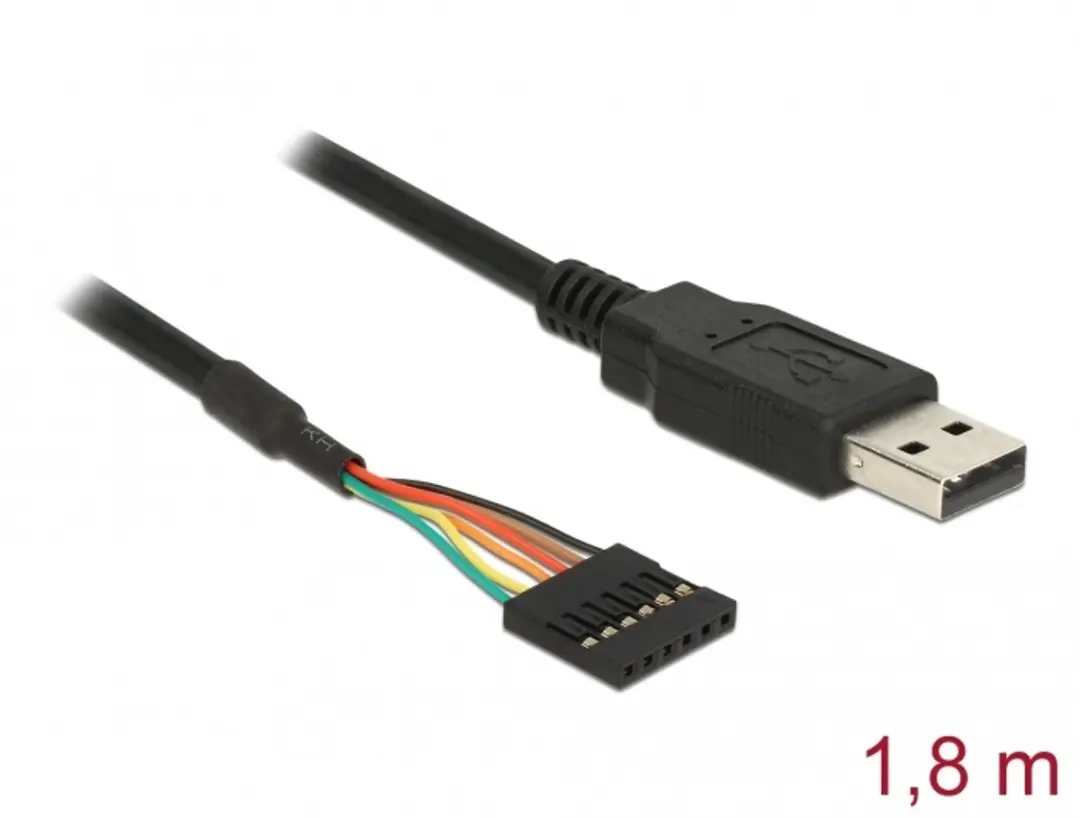 Delock USB 2.0 naar TTL 6 Pin Converter