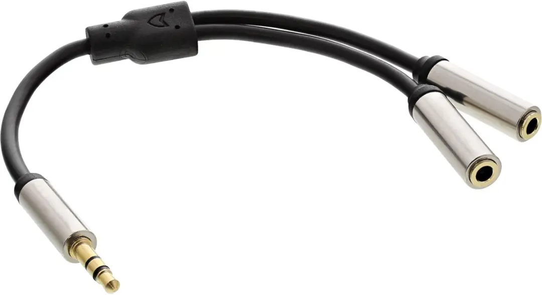 InLine 3,5mm Jack Stereo Audio Splitter 0,15m