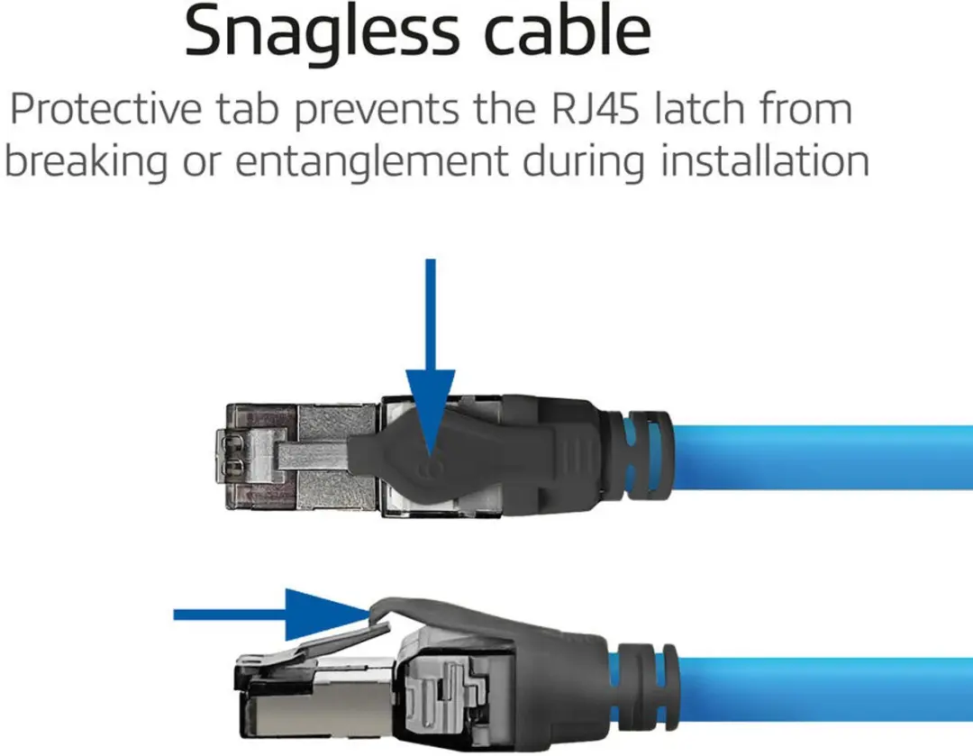 ACT FB0185 CAT6A Kabel 85m - Blauw