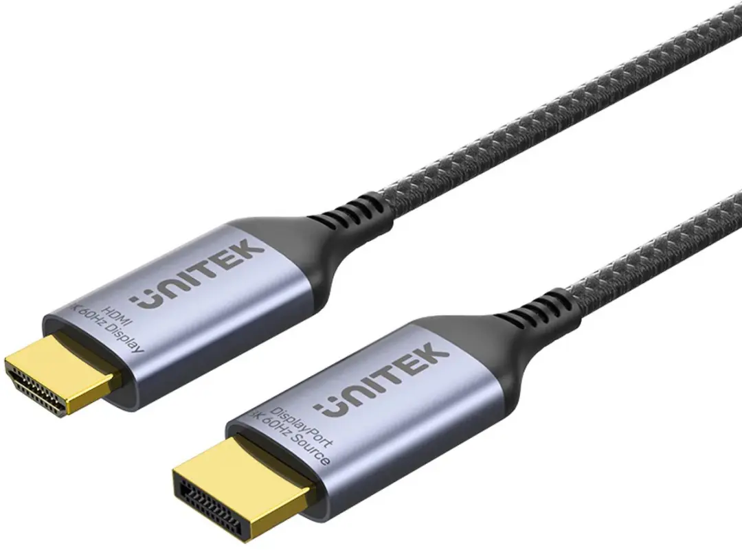 Unitek V1610A01 DisplayPort naar HDMI Adapter 1,8m