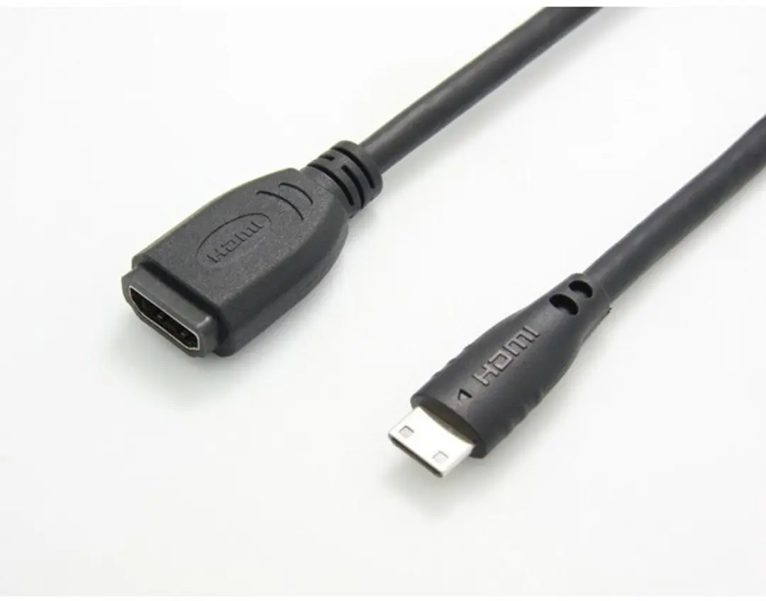 Value HDMI-adapterkabel HDMI naar HDMI Mini - Zwart