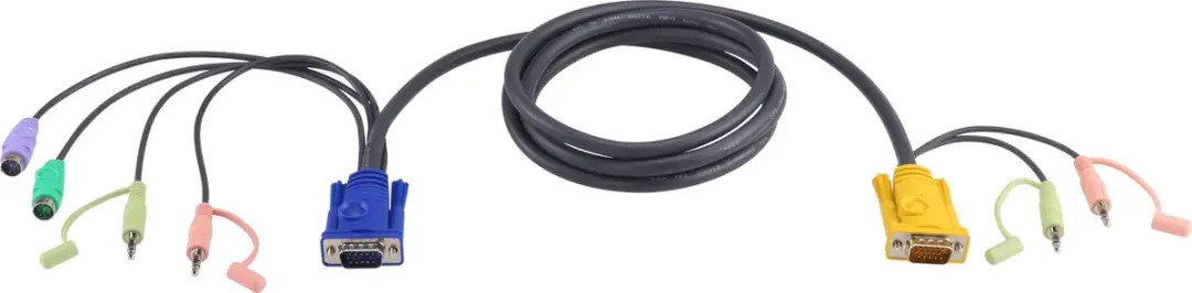 Aten 2L-5305P KVM Kabel VGA/PS/2/Audio - 5m