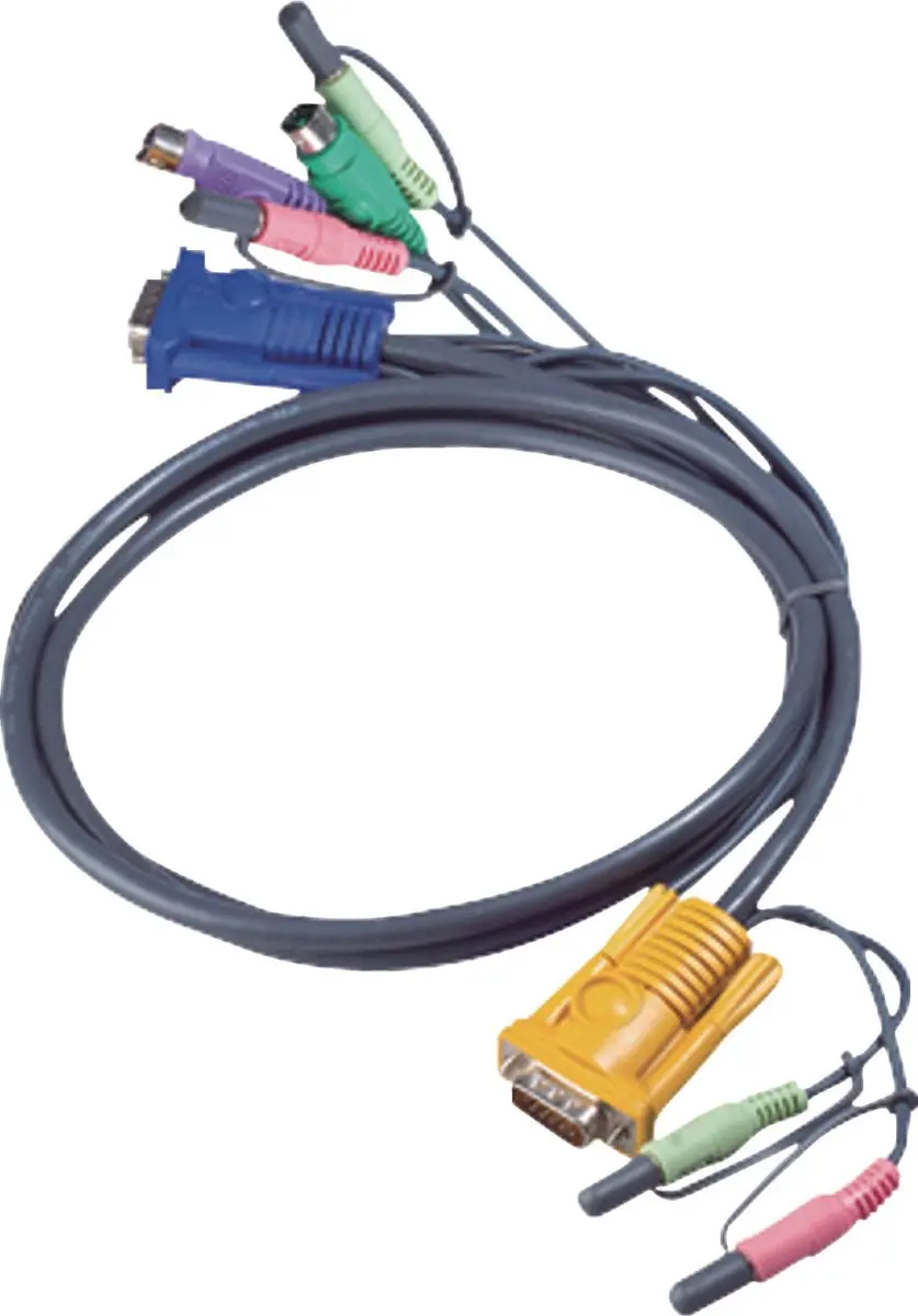 Aten 2L-5305P KVM Kabel VGA/PS/2/Audio