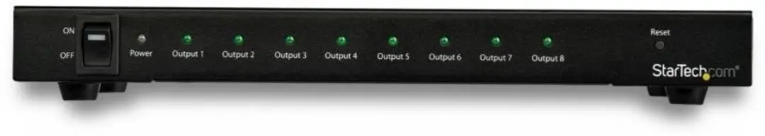Startech ST128HD20 HDMI Splitter 8 Poorten - 4K 60Hz - Zwart