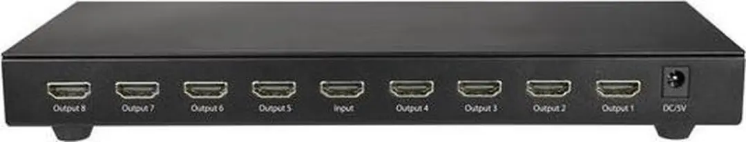 Startech ST128HD20 HDMI Splitter 8 Poorten - 4K 60Hz - Zwart