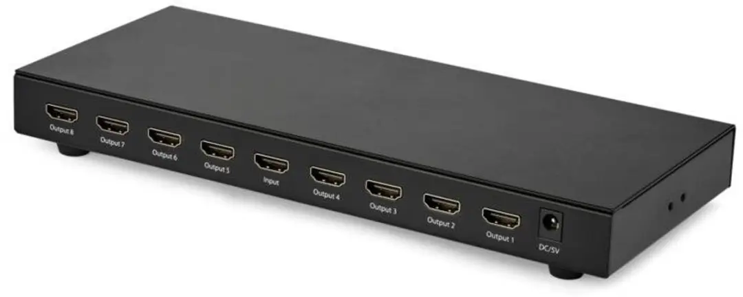 Startech ST128HD20 HDMI Splitter 8 Poorten - 4K 60Hz - Zwart