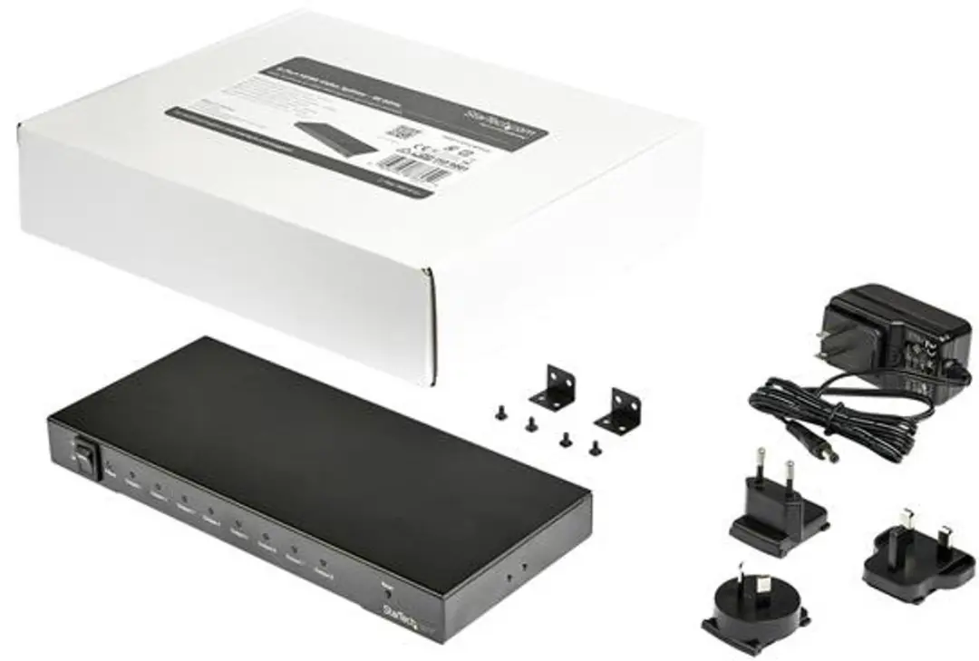 Startech ST128HD20 HDMI Splitter 8 Poorten - 4K 60Hz - Zwart - afbeelding 6 van 6