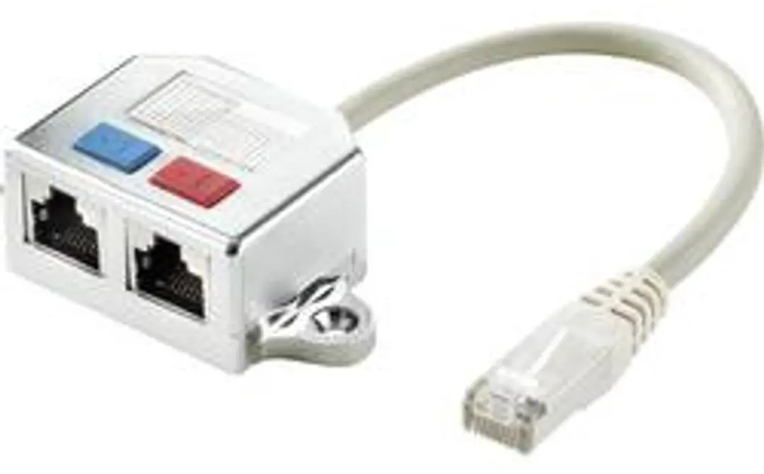 Renkforce RJ45 Netwerk T-adapter CAT 5e