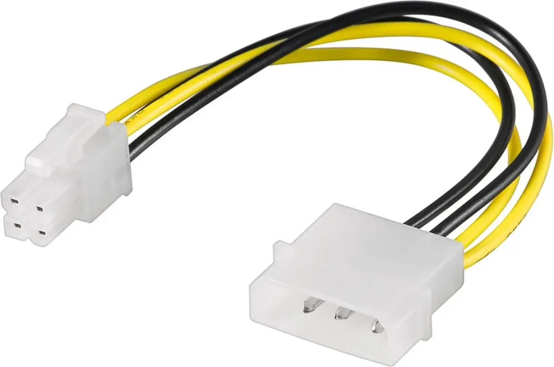 Goobay ATX12V P4 Voedingskabel 0,15m - 10 Stuks