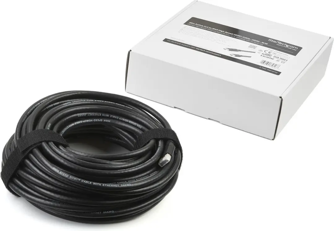 Startech HDMI Kabel 30m Actief - Ultra HD 4K - Zwart