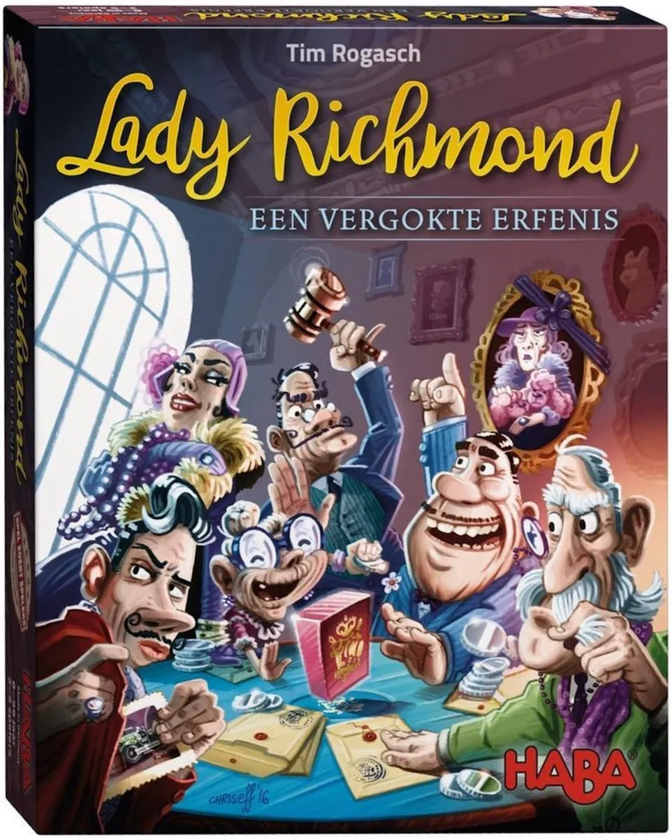 Haba Lady Richmond Een Vergokte Erfenis Gezelschapsspel - 2-5 Spelers - afbeelding 6 van 6
