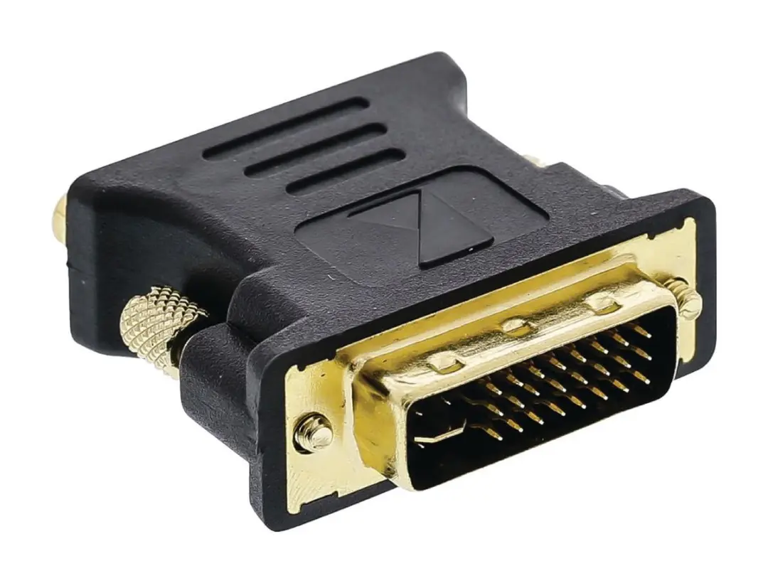 Konig DVI-I naar VGA Adapter - Antraciet
