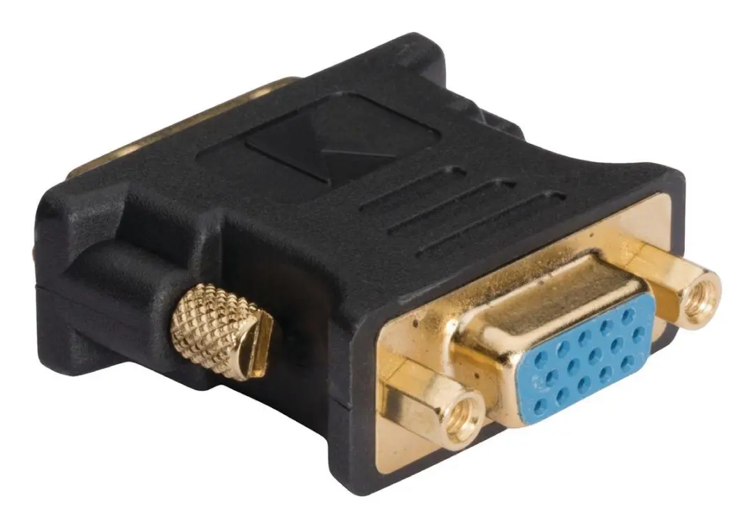 Konig DVI-I naar VGA Adapter - Antraciet
