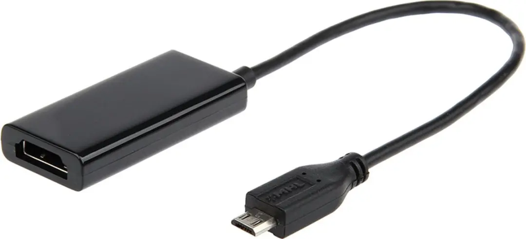 Scanpart Micro USB naar HDMI Adapter MHL 5-pins - Zwart