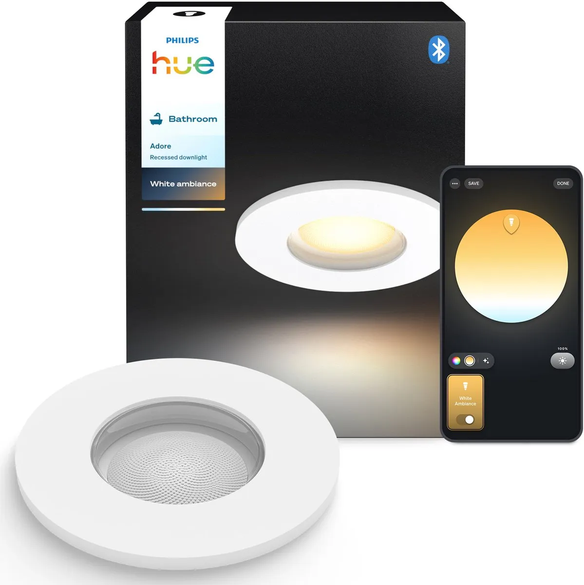 Philips Hue Adore Inbouwspot Wit