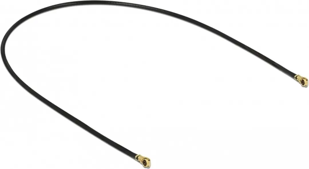 Delock MHF 4L Micro Coax Kabel 0,20m - 50 Ohm - Zwart