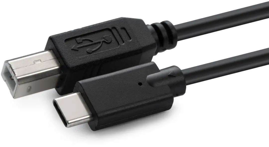 Goobay USB-C naar B Kabel KD03693 - 1m - Zwart