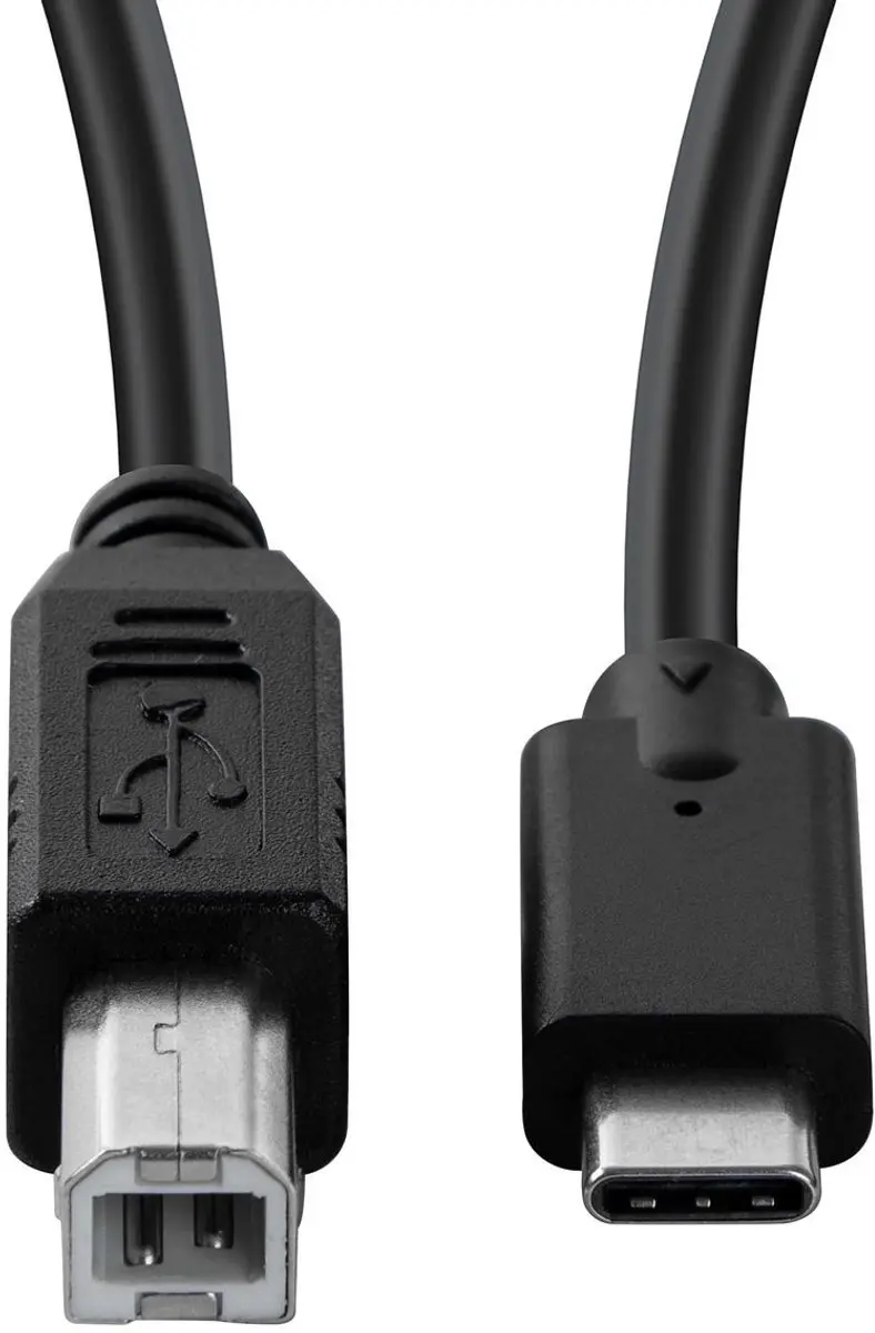 Goobay USB-C naar B Kabel KD03693 - 1m - Zwart