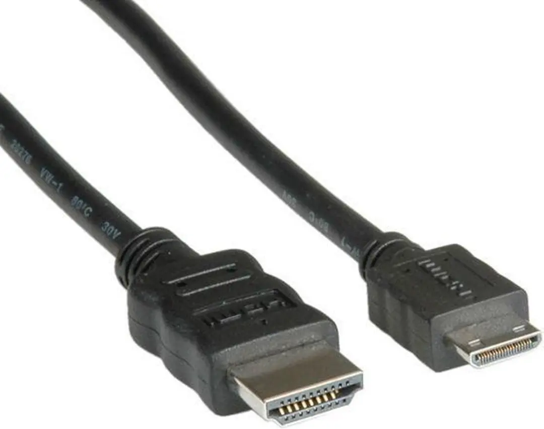 Value Monitorkabel HDMI High Speed - Mini HDMI Male 2m