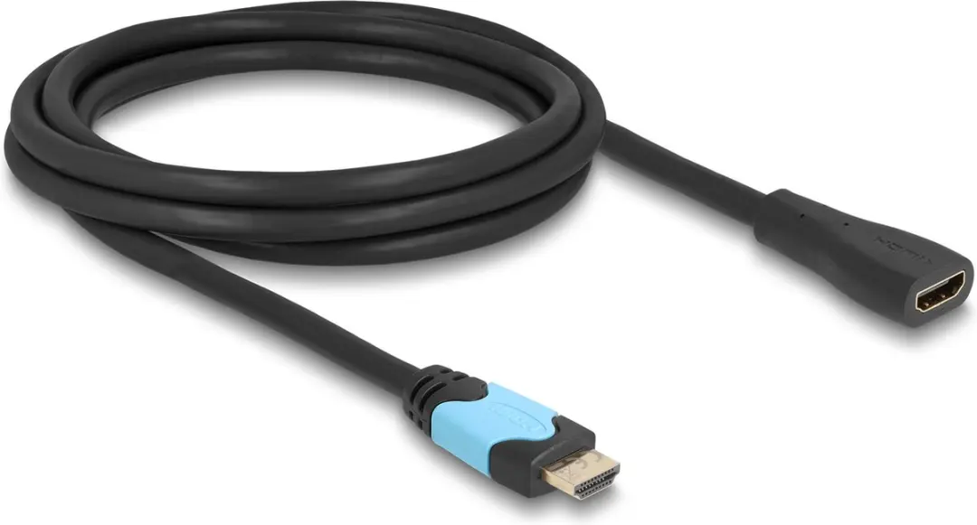 Delock High Speed HDMI Kabel 48 Gbps 8K 60Hz 2m - Zwart