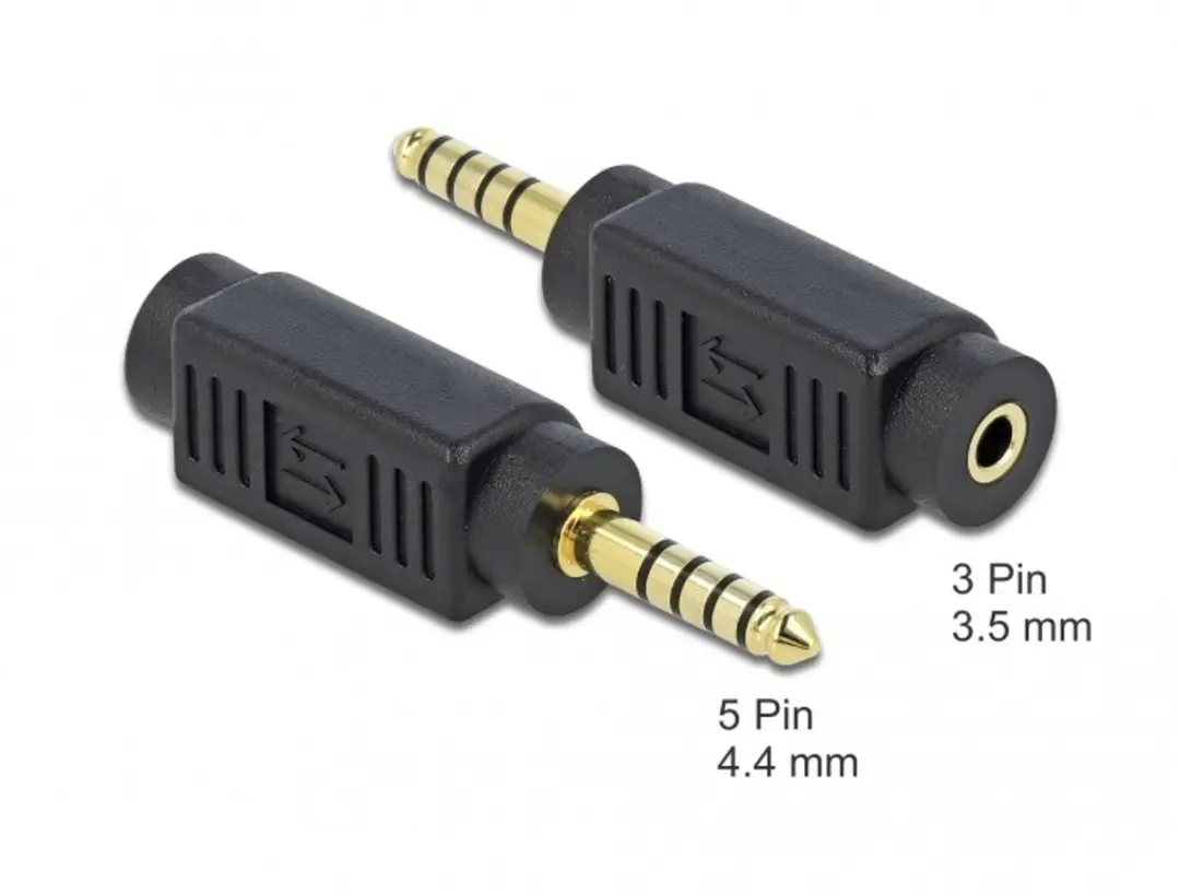 Delock 4.4mm naar 3.5mm Adapter
