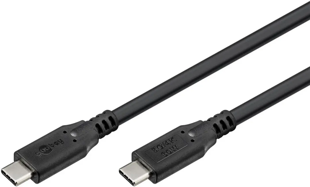 Goobay USB-C naar USB-C Kabel 3.0 1,5m - 20V/3A - 10 Stuks