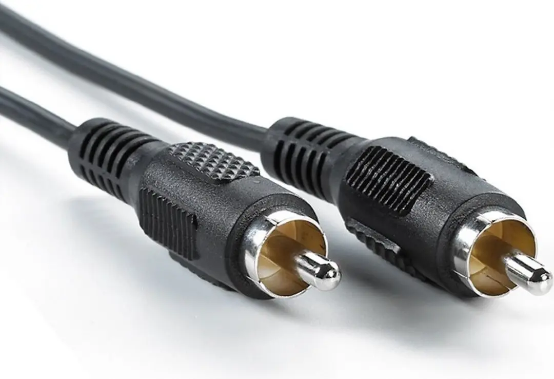 Value Cinch-aansluitkabel M/M 10m - Zwart