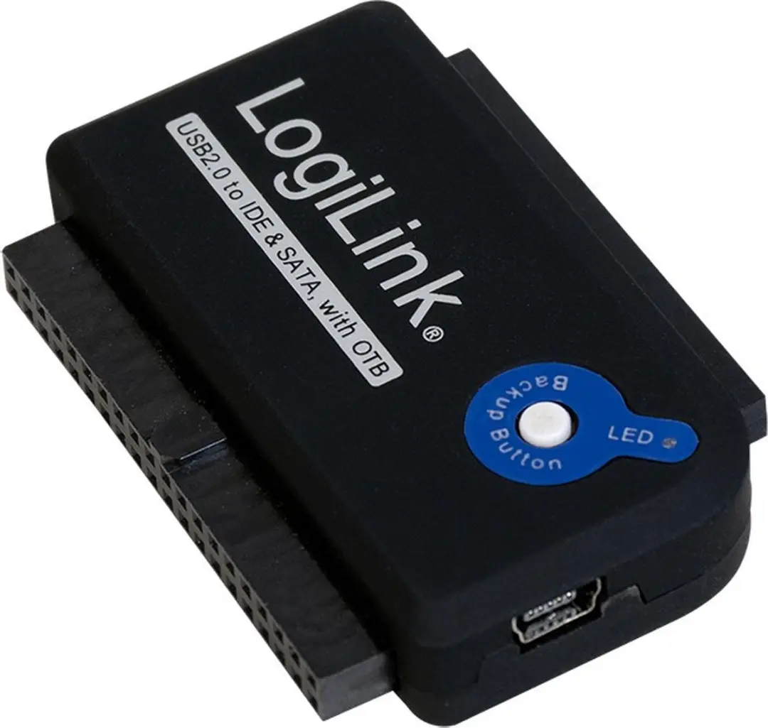 Logilink AU0006C USB 2.0 IDE/SATA HDD Adapter - Zwart